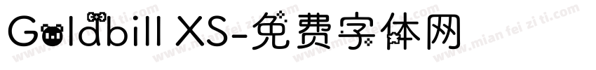 Goldbill XS字体转换